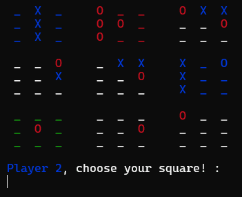 Strategic Tic Tac Toe